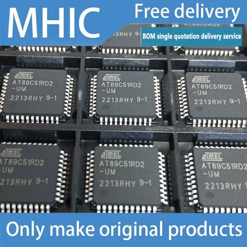 1BUC/LOT nou original AT89C51RD2-RLTUM pachet QFP44 microcontroler de 8-biți MCU