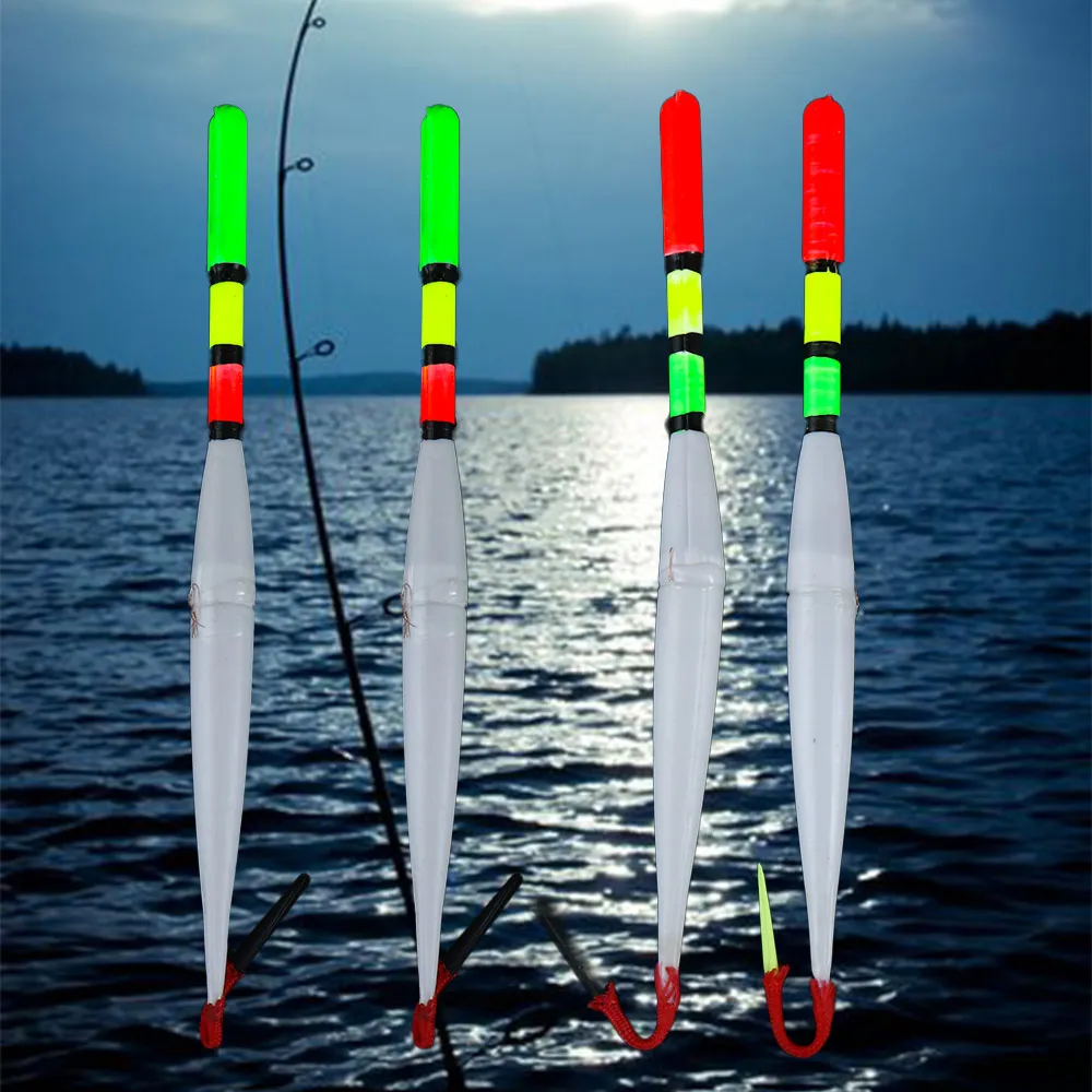 2 buc LED-uri de Pescuit Float Luminos de Lumină în Apă Adâncă Float de Pescuit Bobber Unelte de Pescuit cu Electroni a Bateriei