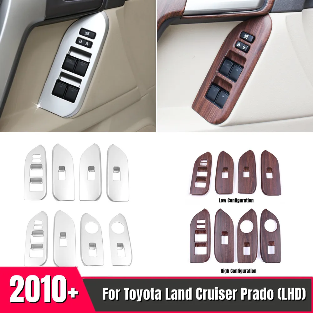 2010-2020 Pentru Toyota Land Cruiser Prado 150 Mașină de decoratiuni interioare, ferestre, uși butonul de acoperire Anti-zero trim accesorii piese