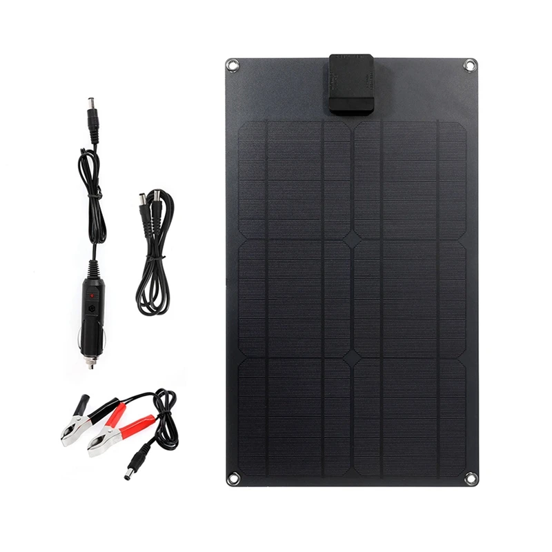 20W 18V Solar Panou Solar Masina Încărcător Solar Portabil Placa în aer liber USB Încărcător De Baterie de Telefon Mobil Camping