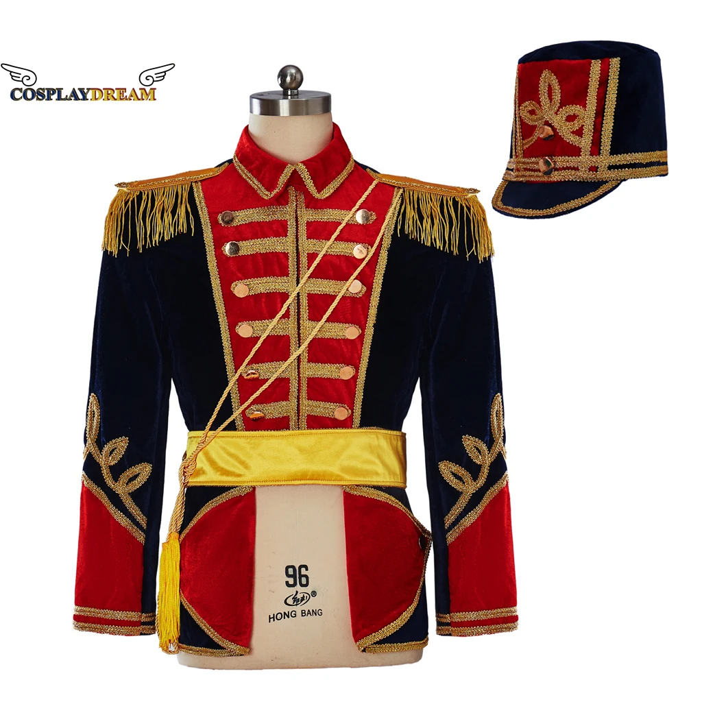 Al 18-Lea Barbati Royal Haina Militară Medievală Uniformă Sacou Costum Colonial Smoching Hamilton Haina George Washington
