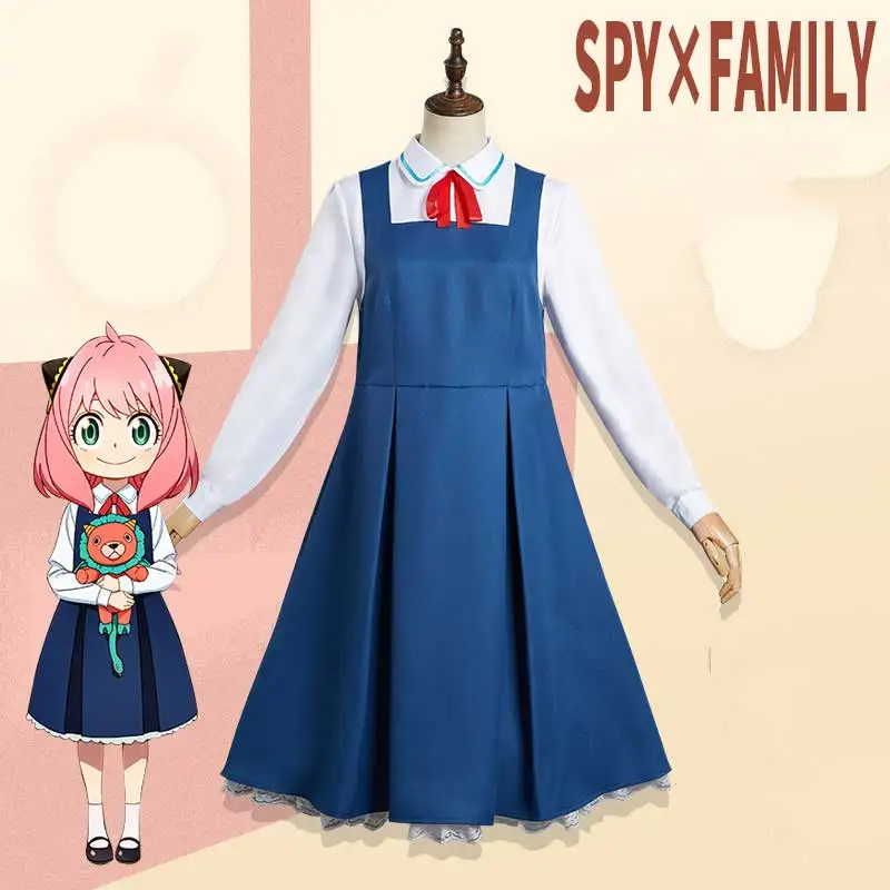 Anime SPION FAMILIE Anya Falsificator Haine Drăguț Eden Academia rochie de cosplay costum de sex feminin set complet