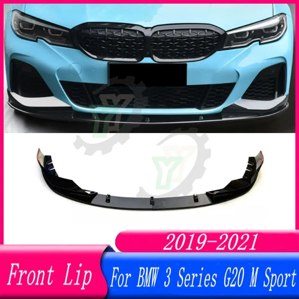 Auto prelungire Bara Fata Spoiler Splitter Difuzor Detasabil Body Kit Capac de Paza Pentru BMW Seria 3 G20 M Sport Versiunea 2019-2021