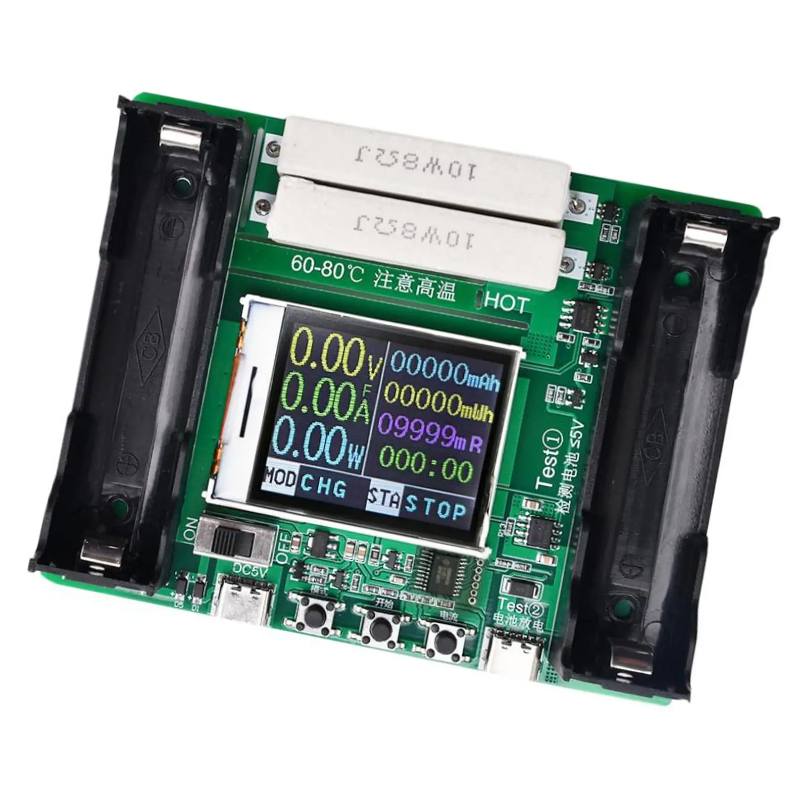 Capacitate baterie Tester Digital de Măsurare de Descărcare a Bateriei de Capacitate Tester Digital Baterie Tester de Module pentru uz Casnic