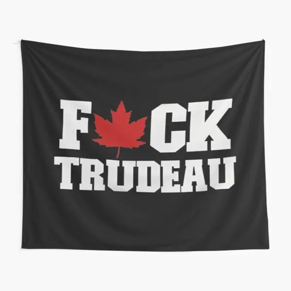 F Ck Trudeau Steagul Anti Trudeau Amuzant F Tapiserie Dormitor Agățat De Perete Acasă Mat Yoga Cameră Viu Colorată Pătură Tipărite De Artă