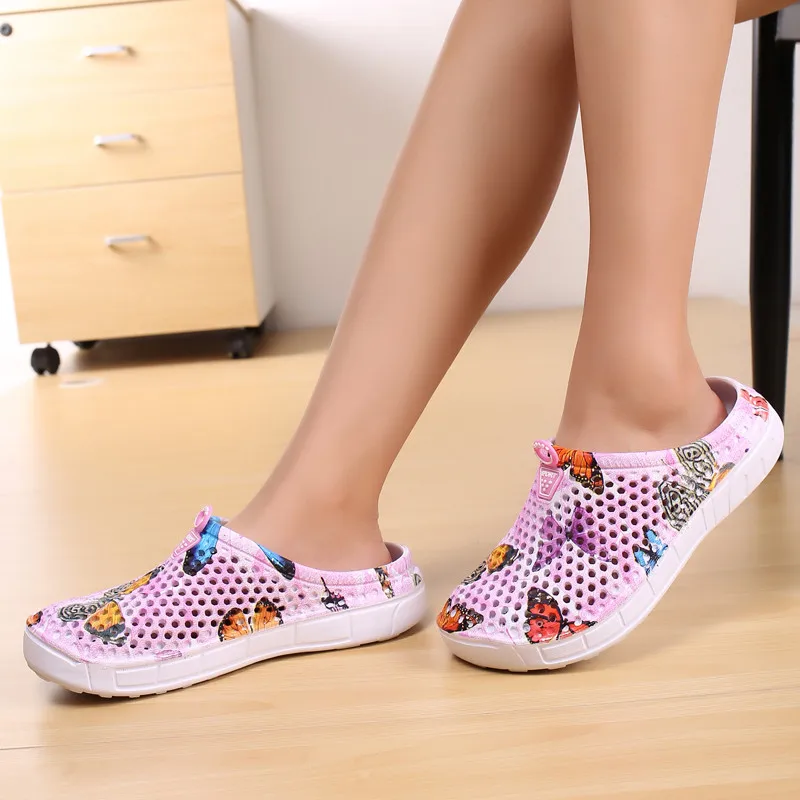 Fierbinte Fluture de Imprimare de Vară Papuci de Femei Pantofi Casual Plat Aluneca pe Flip Flops pentru Femei, Sandale de Plajă Confortabil Acasă Slide-uri de Femei
