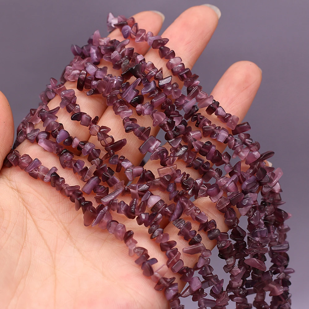 Margele din Piatra naturala Neregulata Pietriș Purple Agate Izolare Șirag de mărgele Pentru a Face Bijuterii DIY Colier Brățară Accesorii