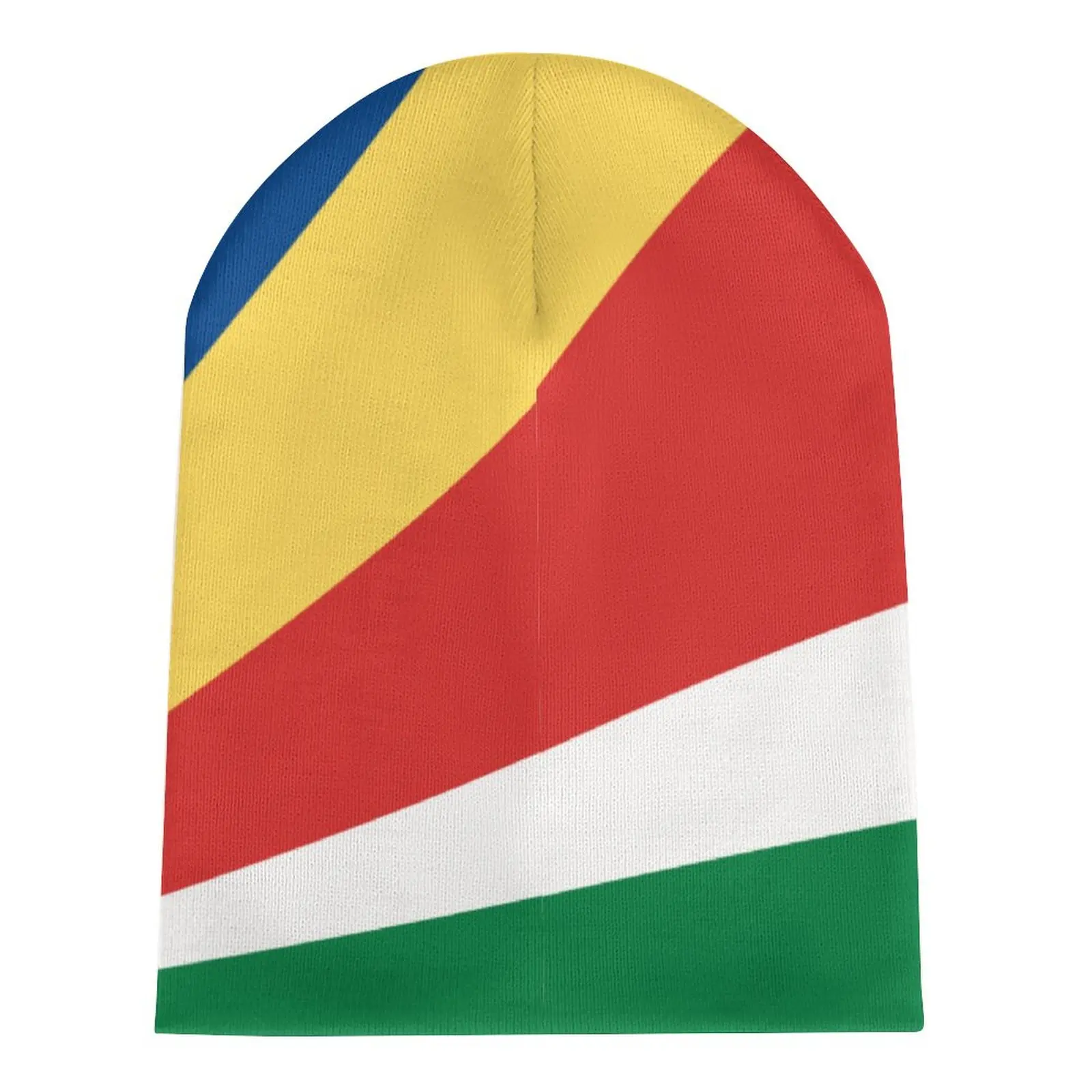 Națiunea Seychelles Steagul Țării Pălărie Tricotate Pentru Bărbați, Femei, Băieți Unisex De Iarna Toamna Beanie Cap Cald Capota