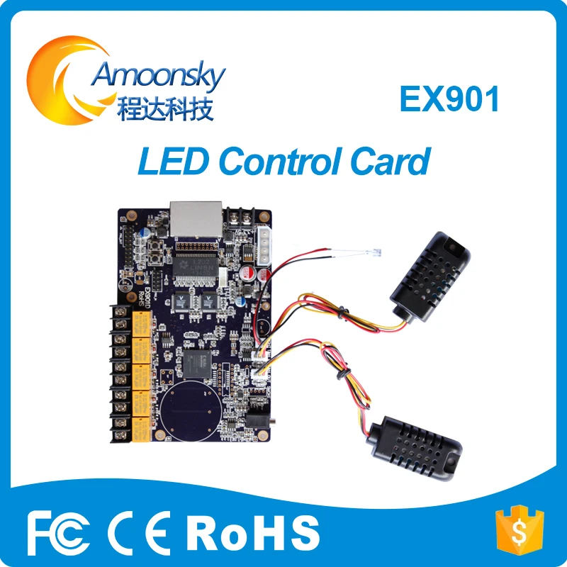 P2.5 P3 ecran plin de culoare led multifuncțional led de control card linsn ex901 ex901d