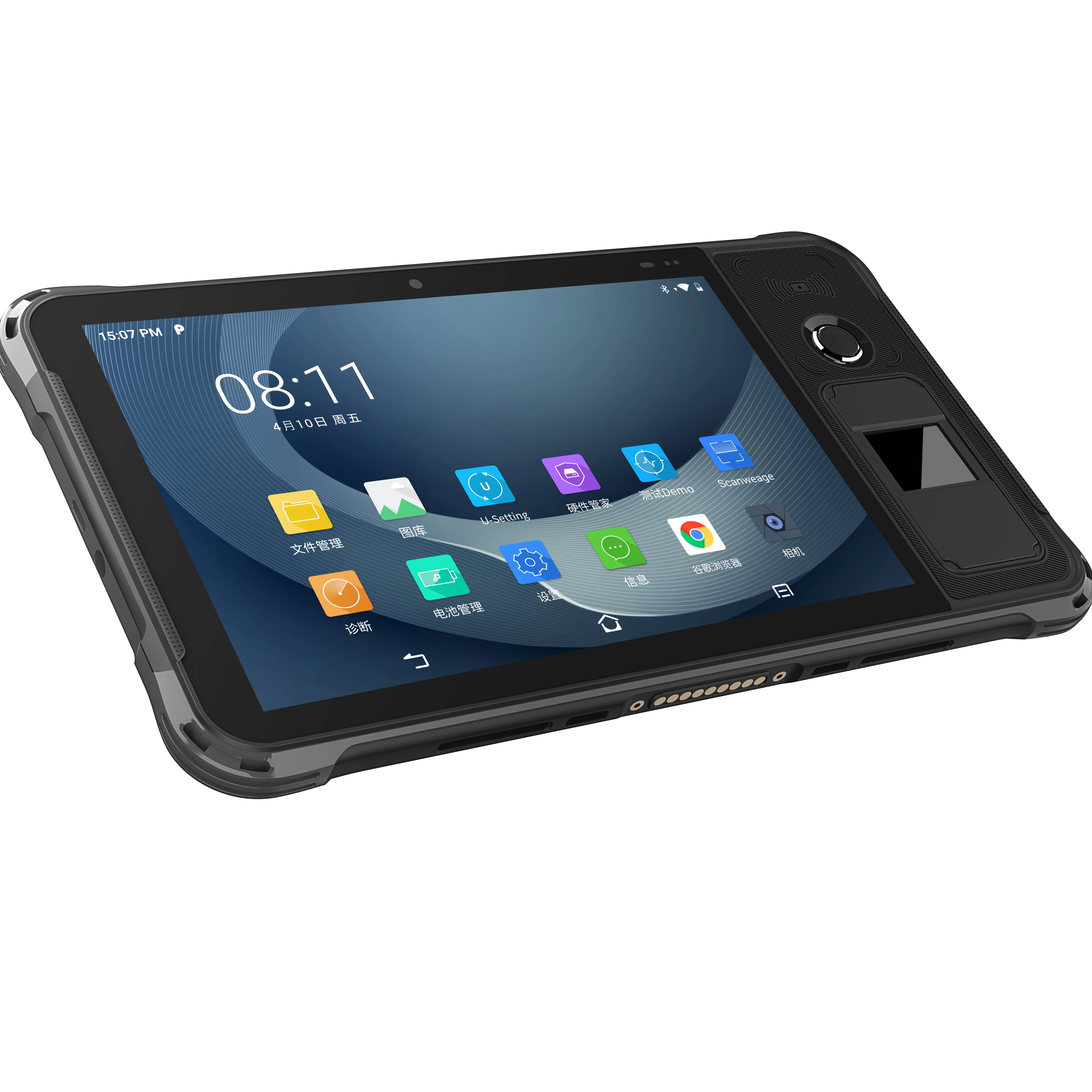 P8100(amprente Versiunea Modulului) Accidentat Industriale Tableta Tablet PC Android 9 cu GMS Android 9.0 Octa Core Qualcomm
